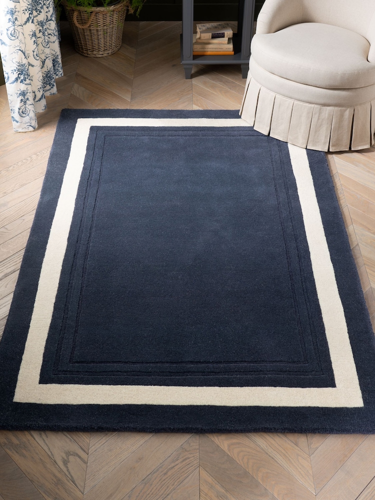 Laura Ashley Midnight Lewes Rug - Image 1 of 3