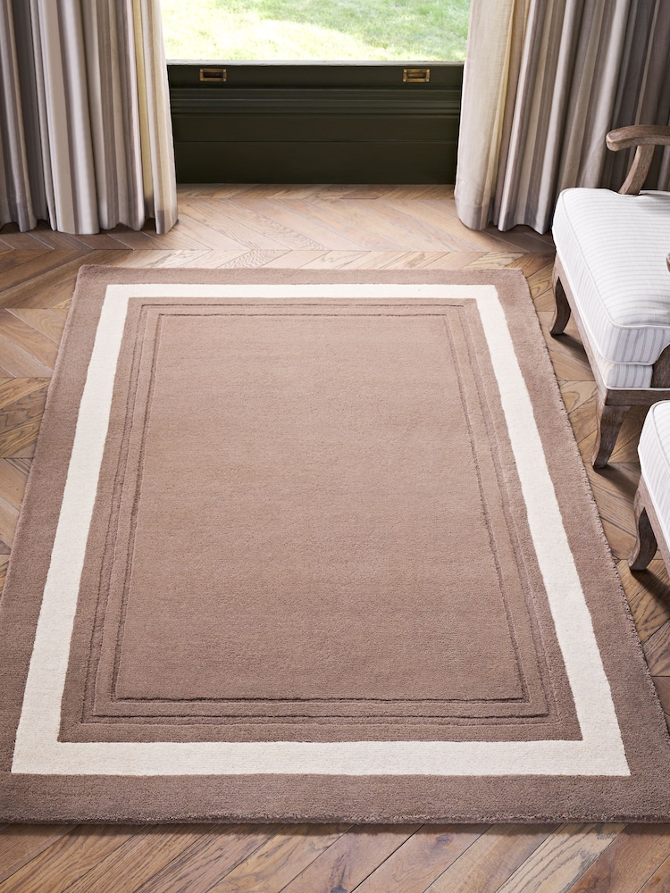 Laura Ashley Truffle Lewes Rug - Image 1 of 3