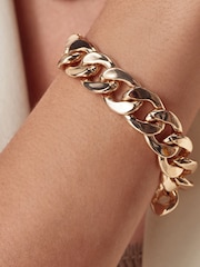Gold Tone Chunky Chain Bracelet - Image 3 of 6