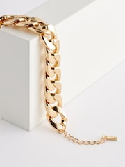 Gold Tone Chunky Chain Bracelet - Image 4 of 6