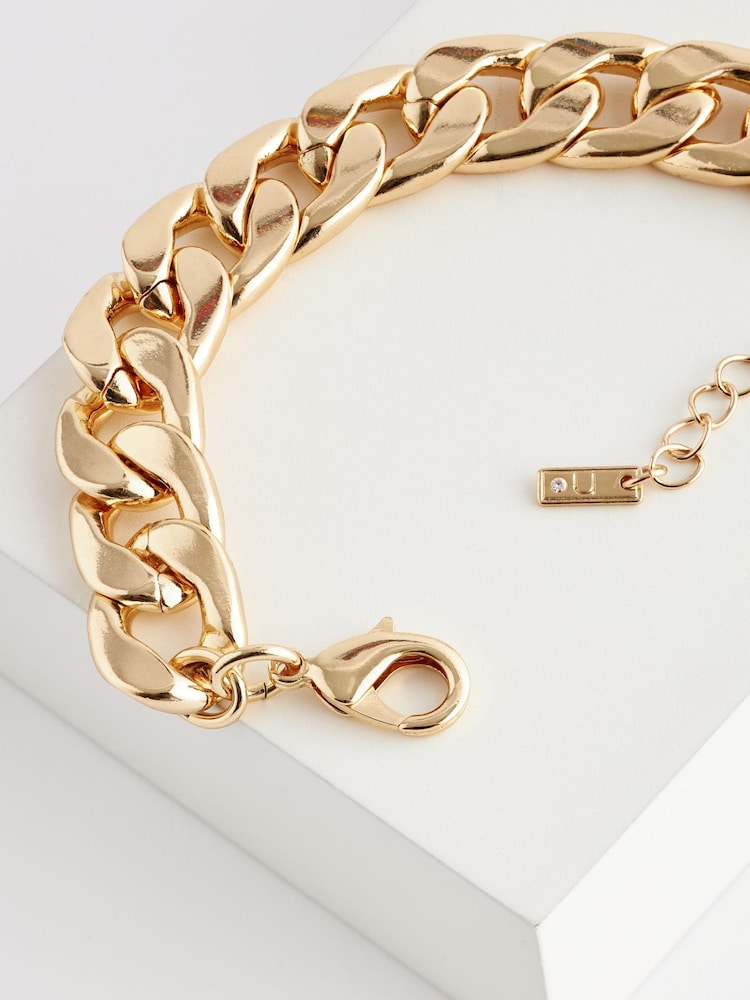 Gold Tone Chunky Chain Bracelet - Image 6 of 6