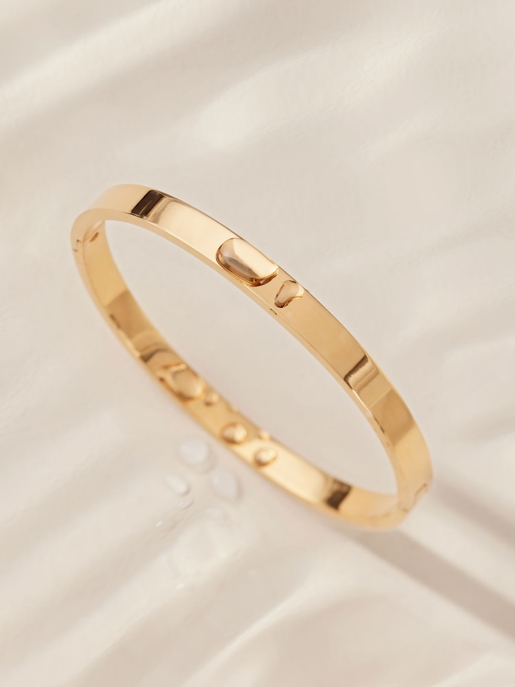 Gold Tone Stainless Steel Bangle - Image 6 of 6