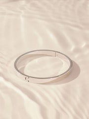 Silver Tone Stainless Steel Bangle - Image 5 of 7
