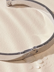 Silver Tone Stainless Steel Bangle - Image 7 of 7