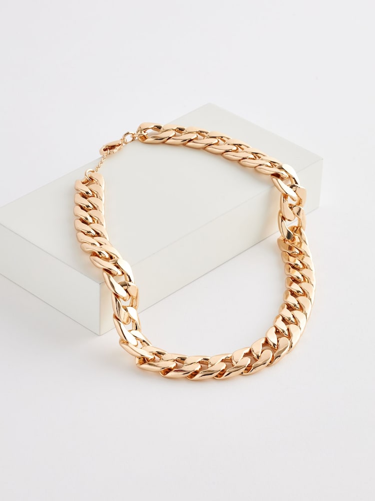 Tonalité d'or - Collier à gros maillons - Image 5 of 6