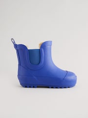 Blue Warm Lined Ankle Wellies - Image 2 of 5