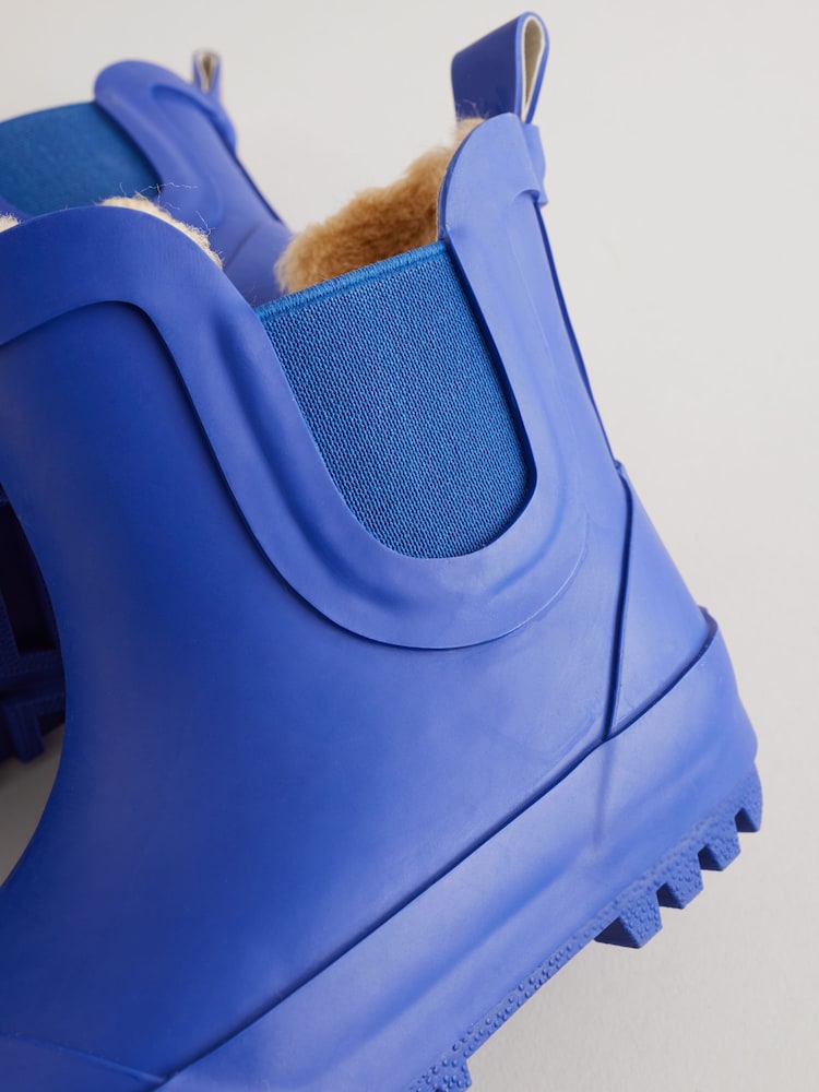 Blue Warm Lined Ankle Wellies - Image 5 of 5