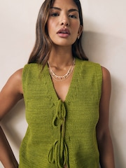 Gold Tone Delicate Sparkle Multilayer Necklace Made With Recycled Zinc And Brass - Image 1 of 4
