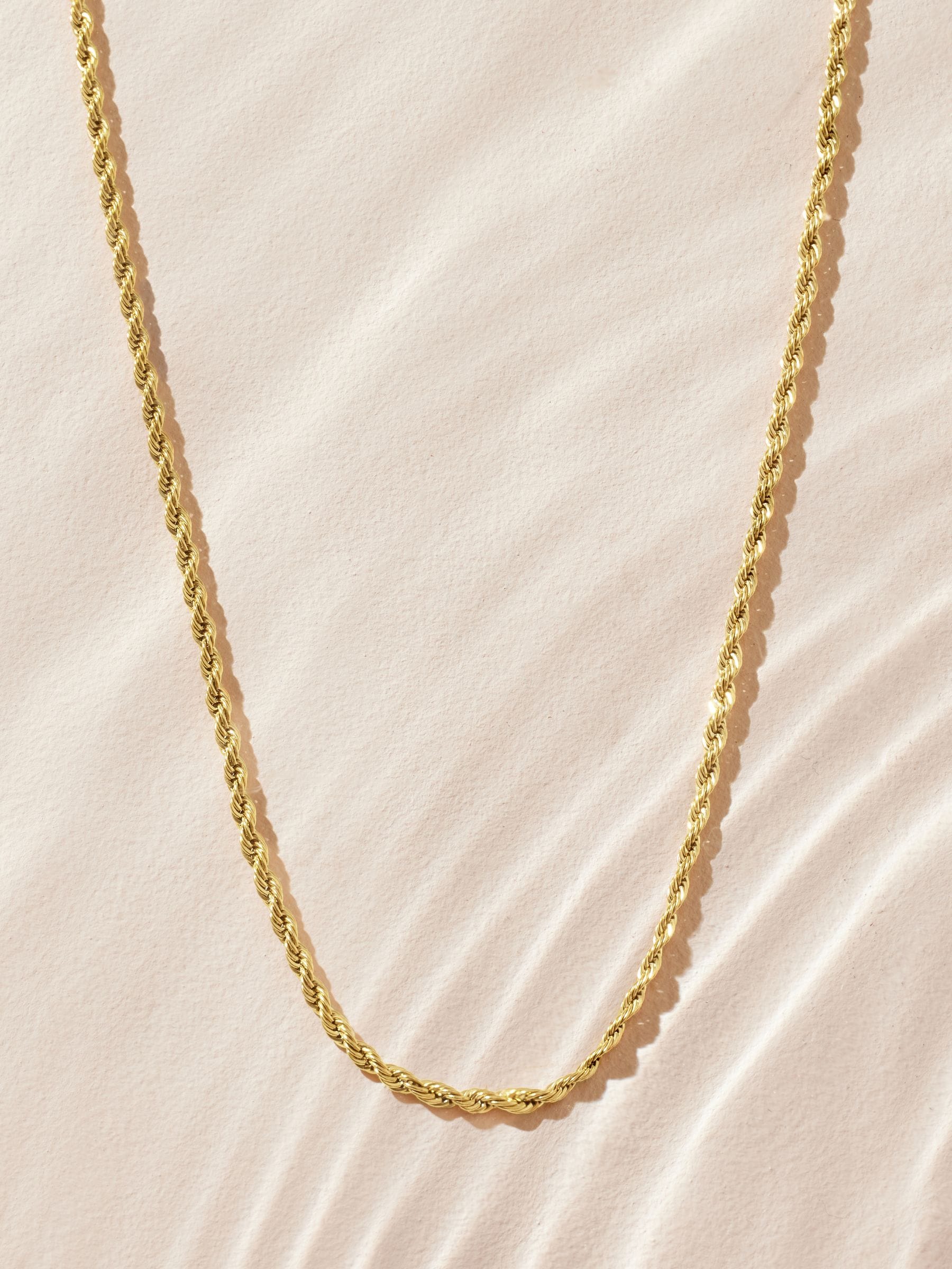 Buy Gold Tone Stainless Steel Twist Chain Necklace from Next Romania