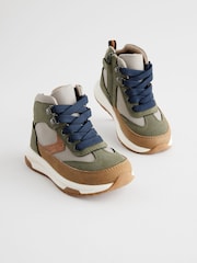 Green Water Repellant Zip Walker Boots - Image 1 of 6