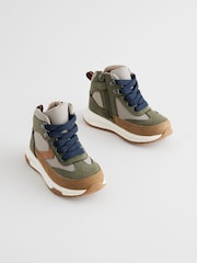 Green Water Repellant Zip Walker Boots - Image 3 of 6