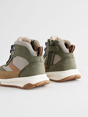 Green Water Repellant Zip Walker Boots - Image 6 of 6