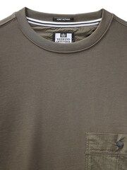 Weekend Offender Mens Green Castle Sirenko Sweat Top - Image 5 of 6