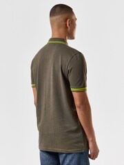 Weekend Offender Mens Levanto Tipped Short Sleeve Logo Polo Shirt - Image 2 of 6
