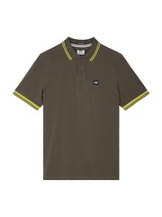 Weekend Offender Mens Levanto Tipped Short Sleeve Logo Polo Shirt - Image 4 of 6