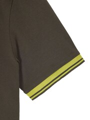 Weekend Offender Mens Levanto Tipped Short Sleeve Logo Polo Shirt - Image 6 of 6