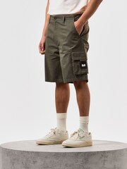 Weekend Offender Mens Mascia Logo 100% Cotton Cargo Shorts - Image 1 of 5