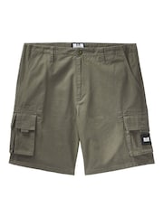 Weekend Offender Mens Mascia Logo 100% Cotton Cargo Shorts - Image 3 of 5