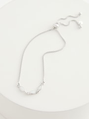 Sterling Silver Marquise Opalite Pully Bracelet - Image 3 of 4