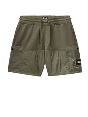 Weekend Offender Mens Green Azeez Jog 100% Cotton Shorts - Image 3 of 5