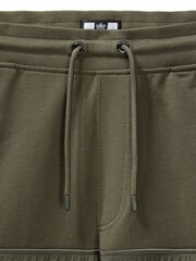 Weekend Offender Mens Green Azeez Jog 100% Cotton Shorts - Image 4 of 5