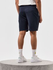 Weekend Offender Mens Hawkins Lounge 100% Cotton Logo Shorts - Image 2 of 6