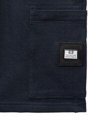 Weekend Offender Mens Hawkins Lounge 100% Cotton Logo Shorts - Image 5 of 6