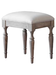 Gallery Home Natural Wood Mustique Dressing Stool - Image 5 of 6