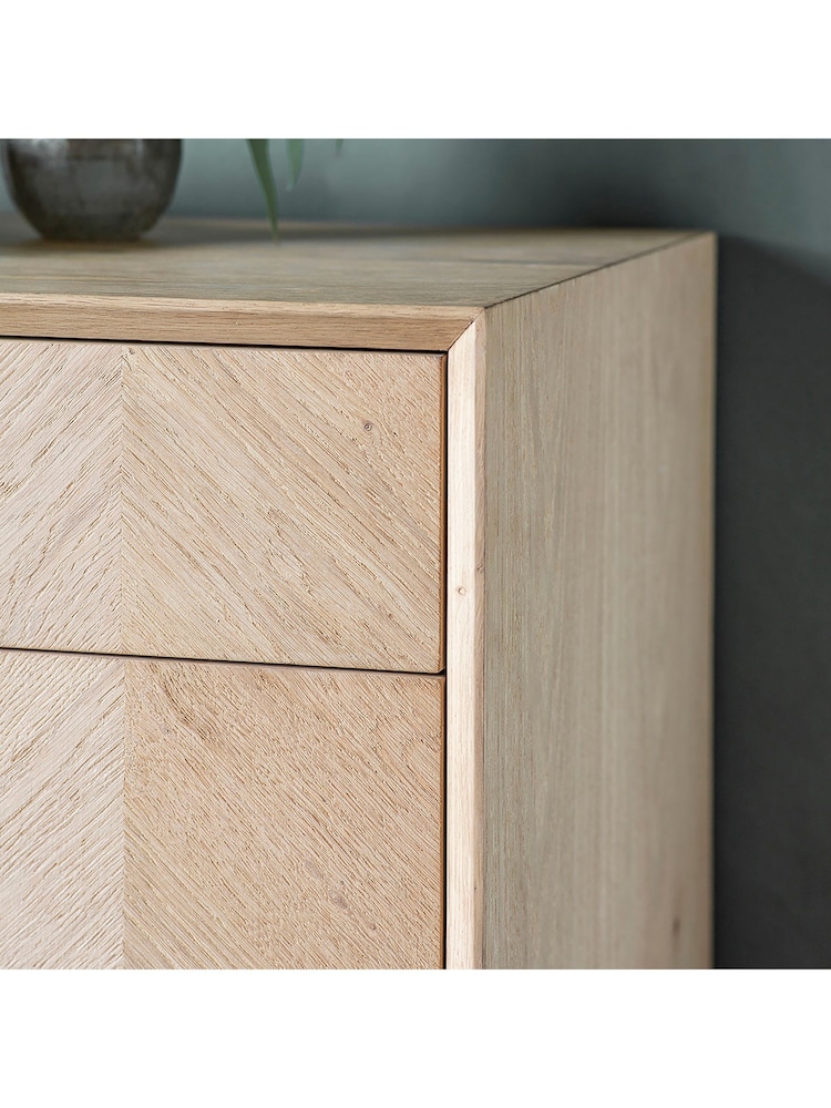 Gallery Home Oak Milano 6 Drawer Chest - Image 2 of 4