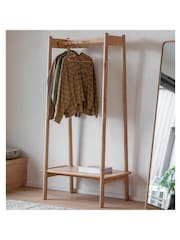 Gallery Home Oak Kingham Open Wardrobe - Image 1 of 4