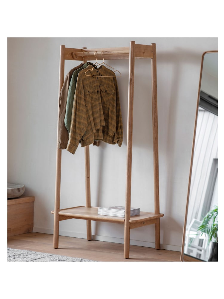 Gallery Home Oak Kingham Open Wardrobe - Image 1 of 4