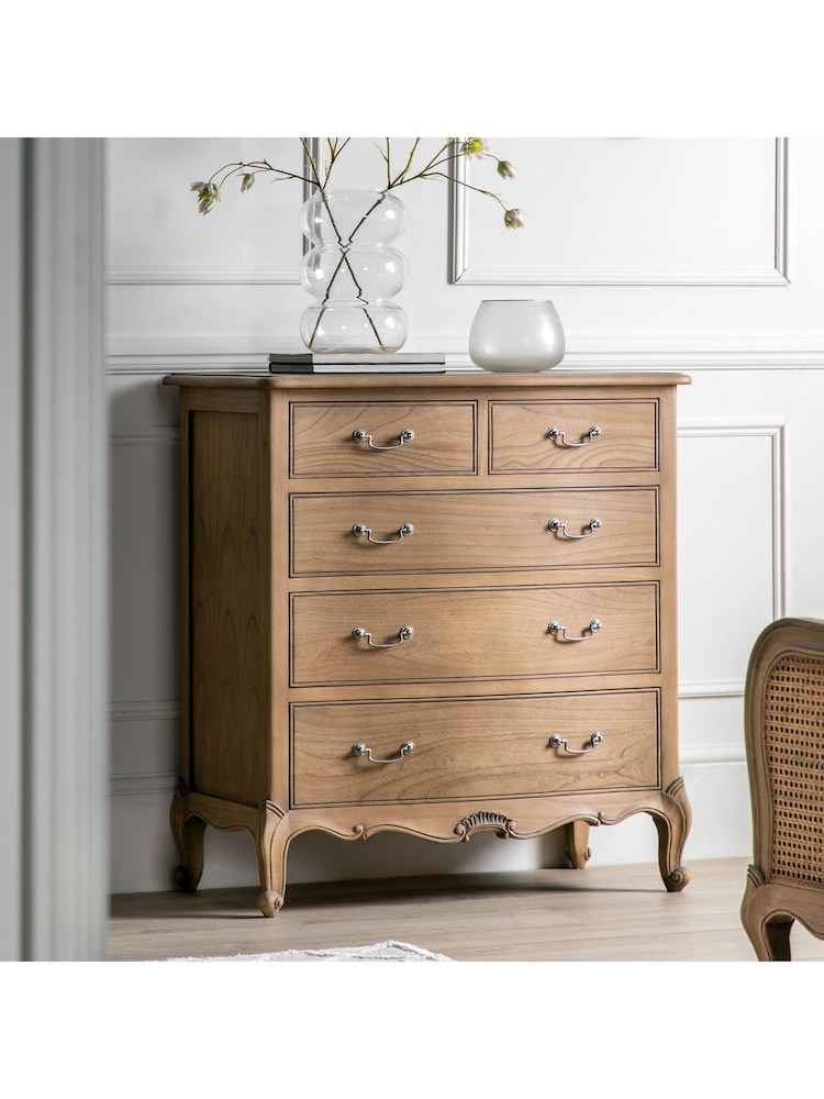 Gallery Home Weathered Chic 5 Drawer Chest - Image 1 of 14