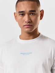 Weekend Offender Mens White Millergrove T-Shirt - Image 4 of 7