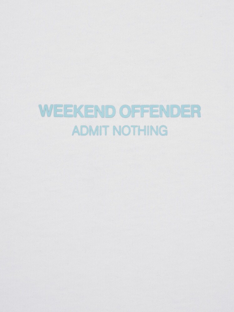 Weekend Offender Mens White Millergrove T-Shirt - Image 7 of 7
