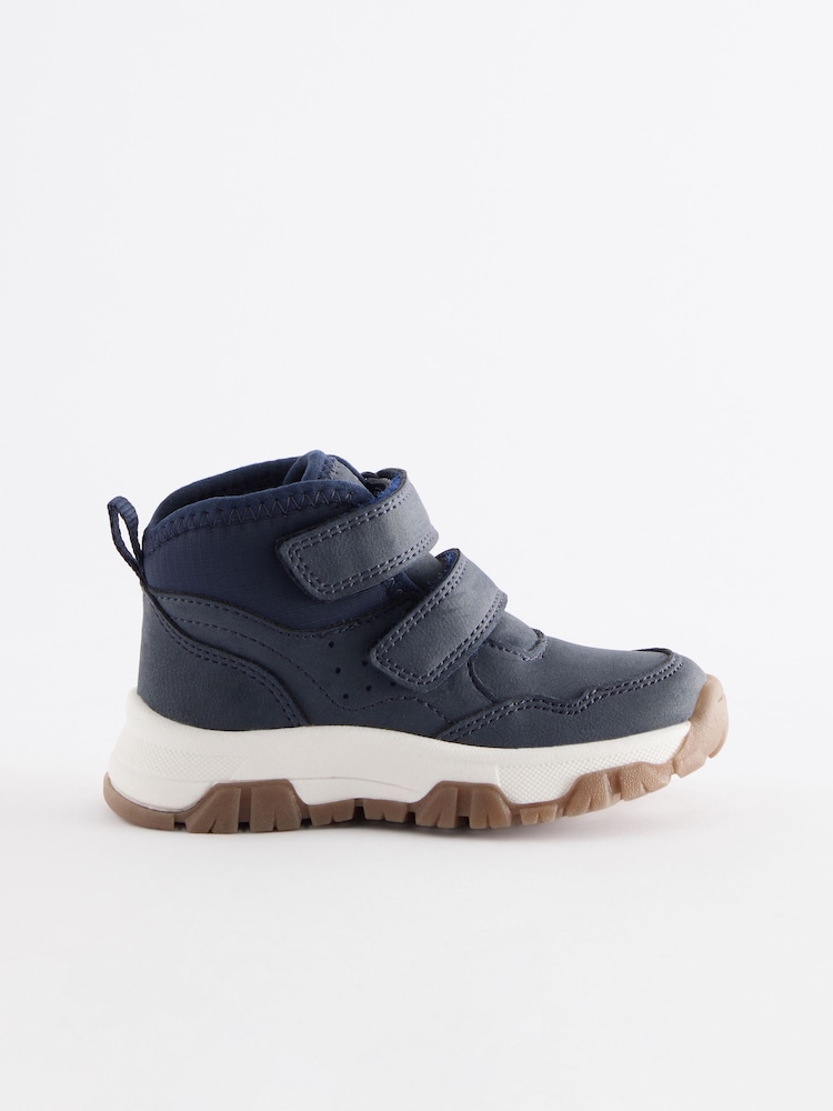 Navy Touch Fastening Warm Lined Hiker Boots - Image 1 of 5