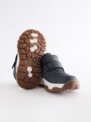 Navy Touch Fastening Warm Lined Hiker Boots - Image 4 of 5