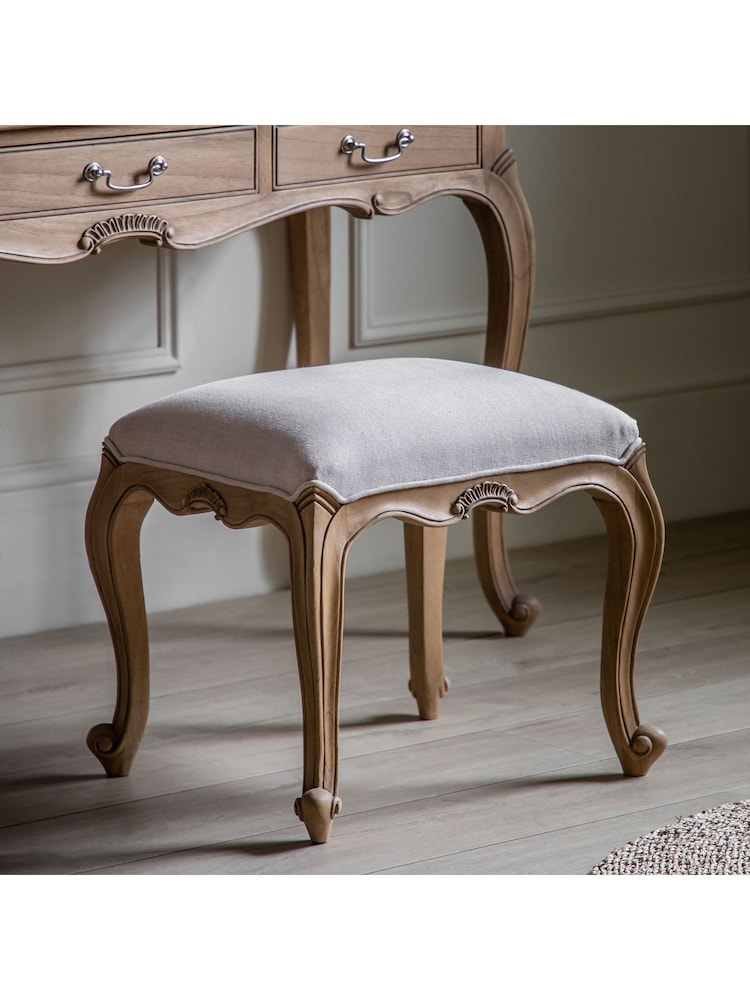 Gallery Home Weathered Chic Dressing Stool - Image 1 of 4