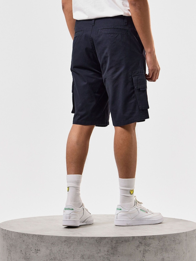 Weekend Offender Mens Mascia Logo 100% Cotton Cargo Shorts - Image 2 of 6