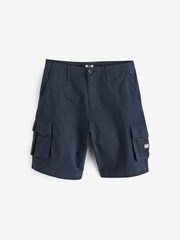 Weekend Offender Mens Mascia Logo 100% Cotton Cargo Shorts - Image 4 of 6