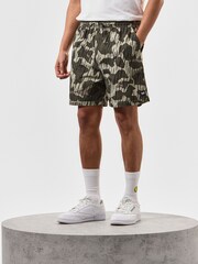 Weekend Offender Mens Green Rain Camo Anzio Camo Shorts - Image 1 of 6