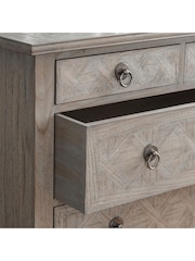 Gallery Home Natural Wood Mustique 5 Drawer Chest - Image 3 of 4