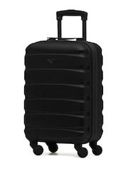 Flight Knight Easyjet Size Hard Shell ABS Cabin Carry On Case Black Luggage - Image 1 of 7