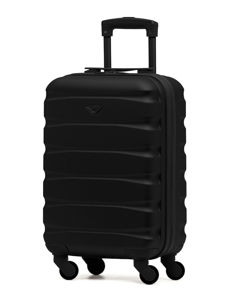 Flight Knight Easyjet Size Hard Shell ABS Cabin Carry On Case Black Luggage - Image 1 of 7