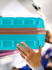 Flight Knight Easyjet Size Hard Shell ABS Cabin Carry On Case Blue Luggage - Image 7 of 7
