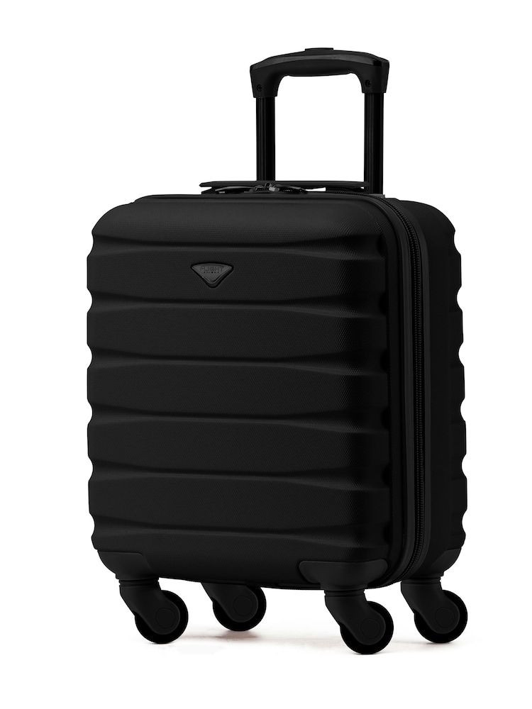 Maleta Negra de Equipaje de Mano de Cabina Underseat con 4 Ruedas ABS y Estuche Rígido 45x36x20cm de Flight Knight - Imagen 1 de 7