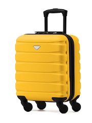 Flight Knight Yellow EasyJet Underseat 4 Wheel ABS Hard Case Cabin Carry On Hand Luggage - Image 1 of 7