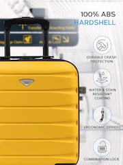 Flight Knight Yellow EasyJet Underseat 4 Wheel ABS Hard Case Cabin Carry On Hand Luggage - Image 4 of 7