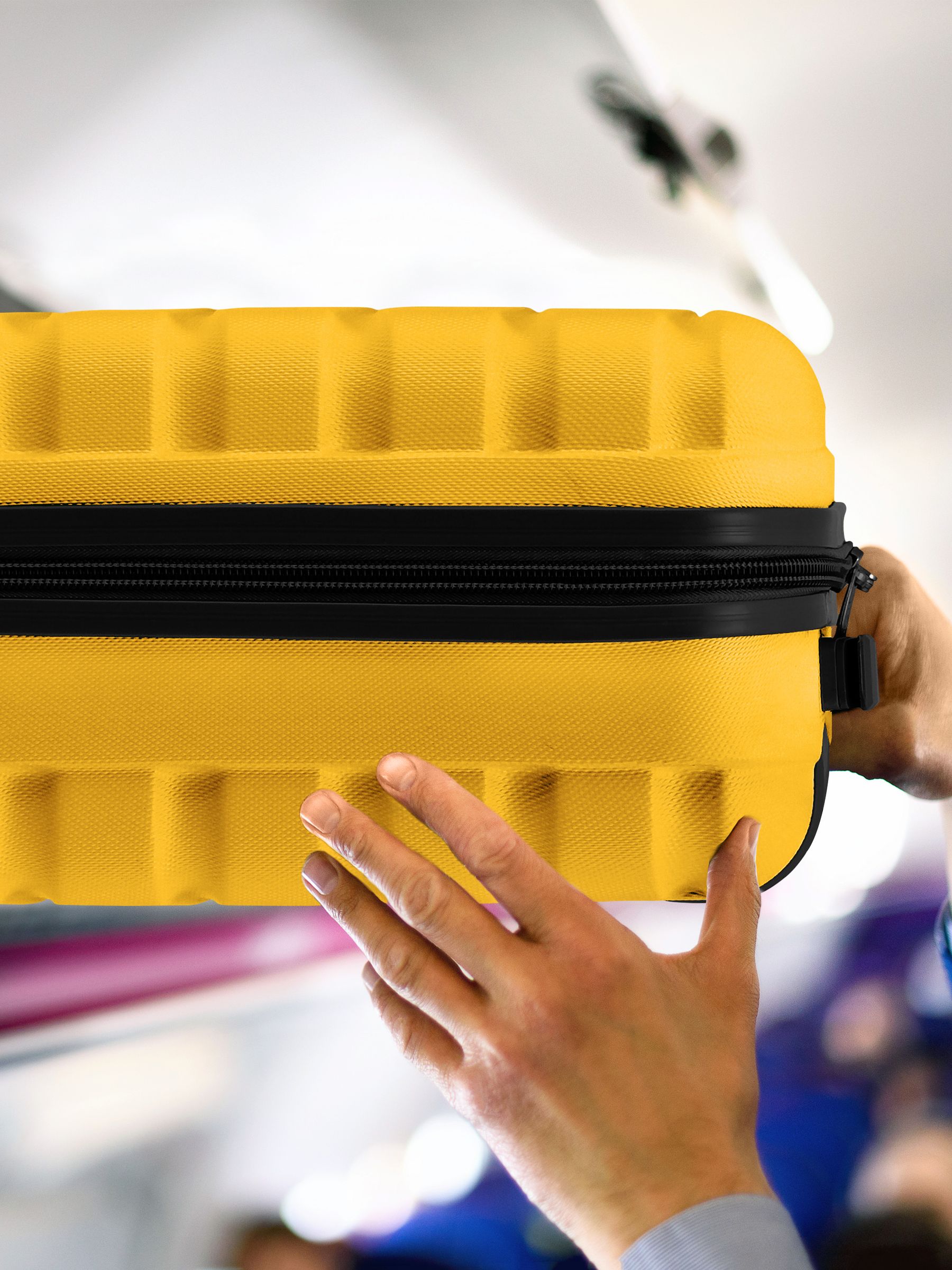 Buy Flight Knight Yellow EasyJet Underseat 4 Wheel ABS Hard Case