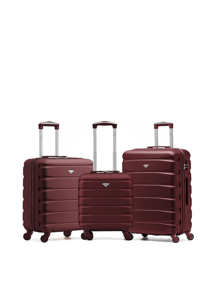 Flight Knight Gold Large Check in Case EasyJet Carry On Suitcases Set Of Two (Underseat & Overhead Bag Sizes) - Image 1 of 7