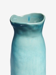 Blue Organic Shaped Vase - Image 4 of 4